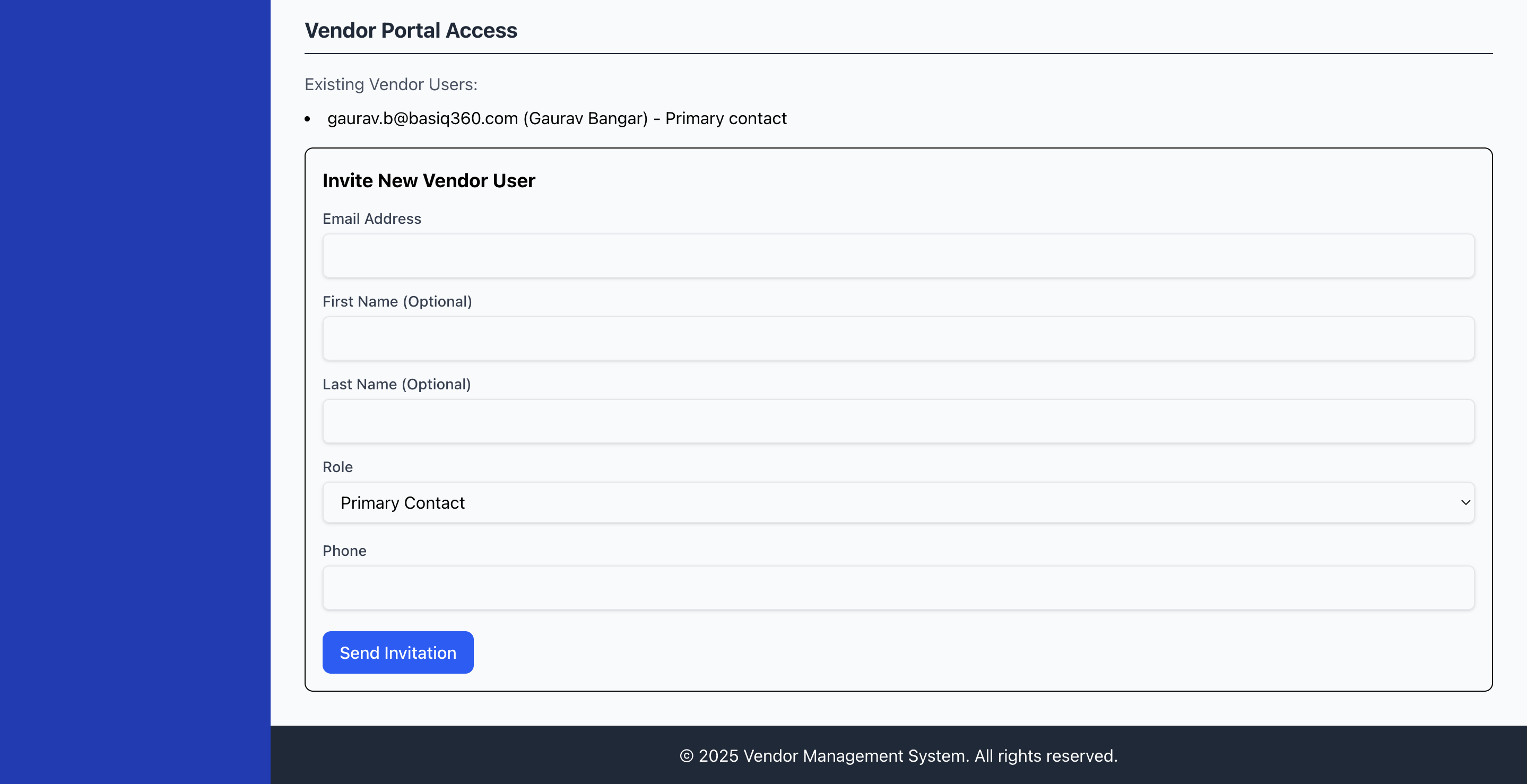 VMS Dashboard